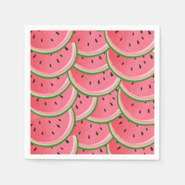 Wassermelone Papier Napkins Sommerfrucht Melon Pic Serviette