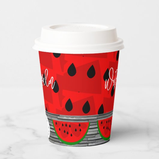 Wassermelone Pappbecher (Links)