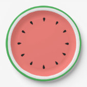 Wassermelone Pappteller (Vorderseite)
