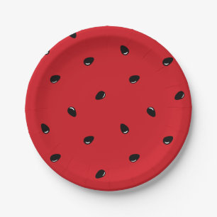 Wassermelone Pappteller