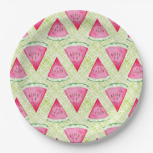 Wassermelone Pappteller