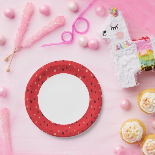 Wassermelone Pappteller (Party)