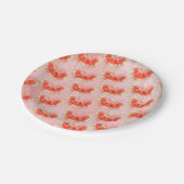 Wassermelone Pappteller (Schrägansicht)