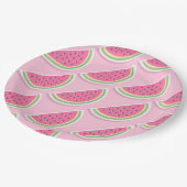 Wassermelone Pappteller (Schrägansicht)
