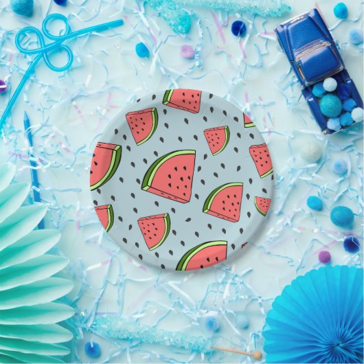 Wassermelone Pappteller (Party)