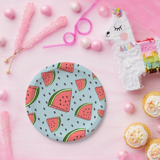 Wassermelone Pappteller (Party)