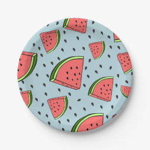 Wassermelone Pappteller