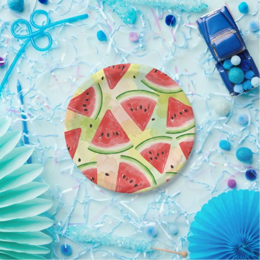 Wassermelone Pappteller (Party)