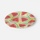 Wassermelone Pappteller (Schrägansicht)