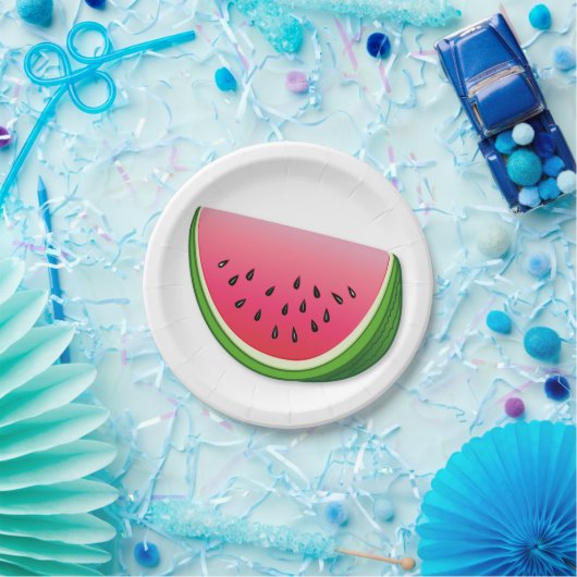 Wassermelone Pappteller (Party)