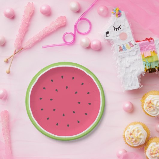 Wassermelone Pappteller (Party)