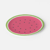 Wassermelone Pappteller (Schrägansicht)