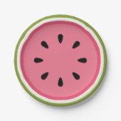 Wassermelone Pappteller (Vorderseite)