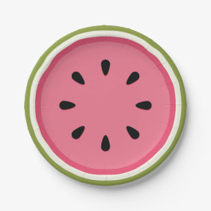 Wassermelone Pappteller