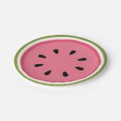 Wassermelone Pappteller (Schrägansicht)