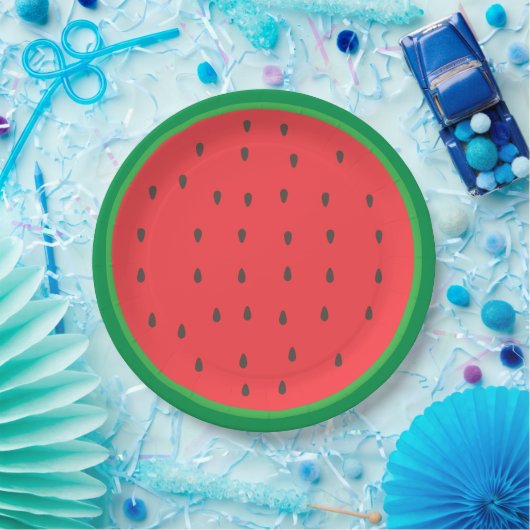 Wassermelone Pappteller (Party)