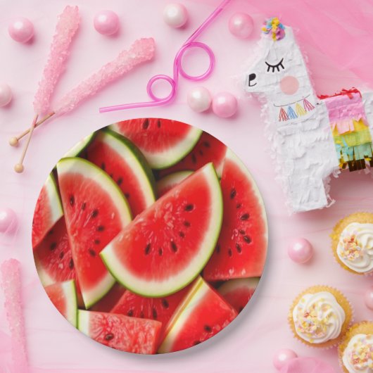 Wassermelone Pappteller (Party)