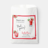 Wassermelone Party Drinks Geschenktütchen (Vorderseite)