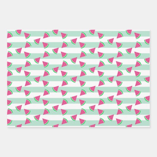 Wassermelone Party Geschenkpapier Set (Vorderseite 3)