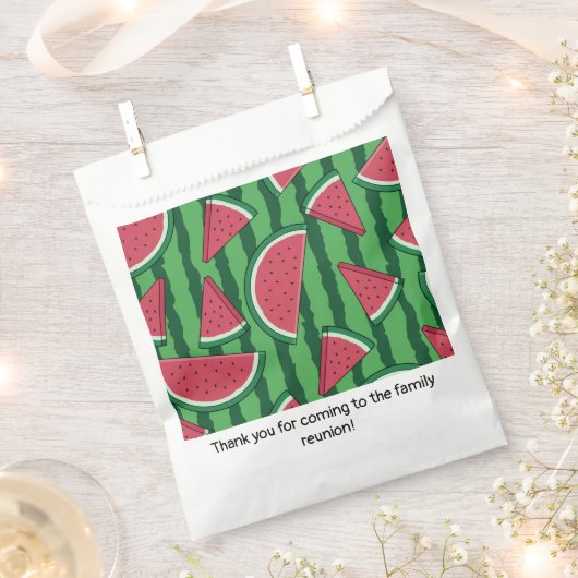 Wassermelone Party Geschenktütchen (Ausgeschnitten)