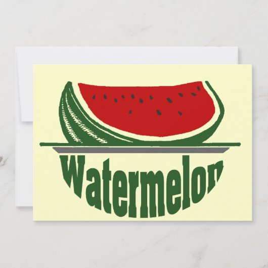 Wassermelone, Party im Sommer, (Vorderseite)