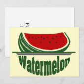 Wassermelone, Party im Sommer, (Vorne/Hinten)