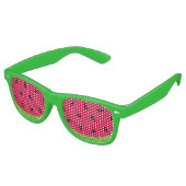 Wassermelone Partybrille (Schrägansicht)