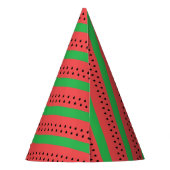 Wassermelone Partyhütchen (Rückseite)