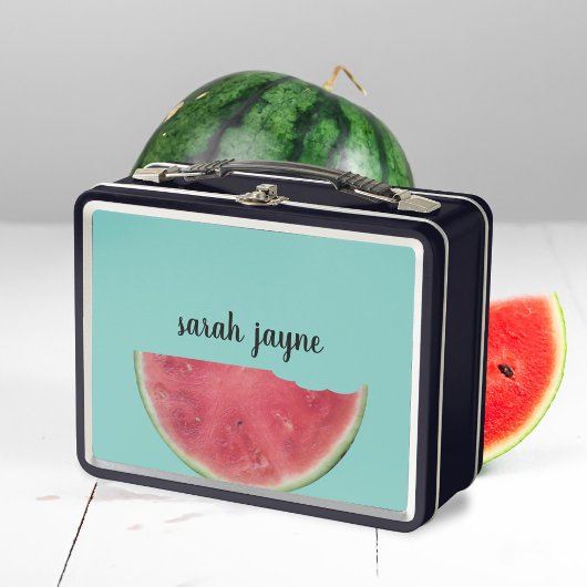 Wassermelone Personalisiertes Metal Lunch Box