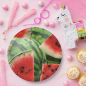 Wassermelone Picnic Party 9a Pappteller (Party)