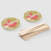 Wassermelone Pieces Karo Fächer (Non-assembled)