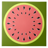 Wassermelone Pink Fliese (Vorderseite)