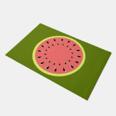 Wassermelone Pink Fußmatte (Schrägansicht)