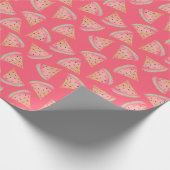Wassermelone Pink Geschenkpapier (Ecke)
