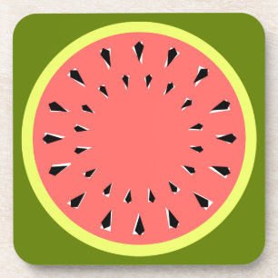 Wassermelone Pink Getränkeuntersetzer