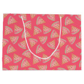 Wassermelone Pink Große Geschenktüte (Rückseite)