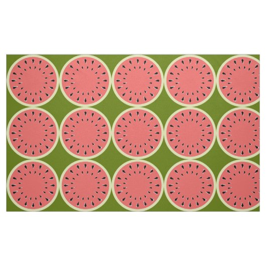 Wassermelone Pink Multi groß Stoff (Fat Quarter (45,7 x 55,9 cm))