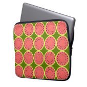 Wassermelone Pink Multinotebook Laptopschutzhülle (Vorderseite Links)