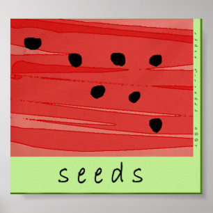 Wassermelone-Plakat Poster