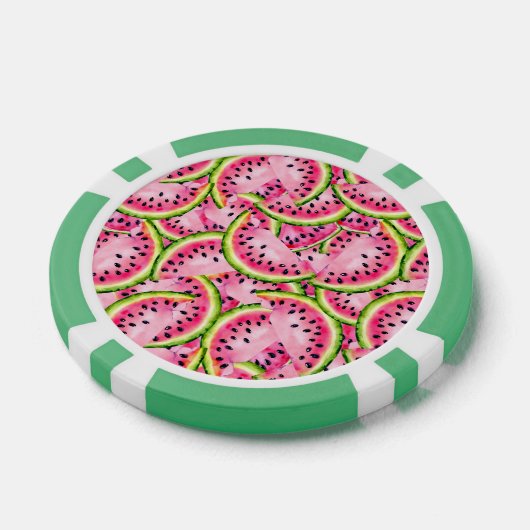 Wassermelone Poker Chips (Einzeln)