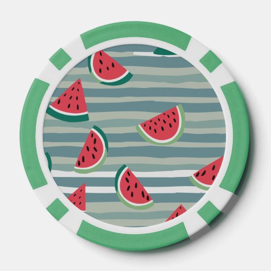 Wassermelone Pokerchips (Rückseite)