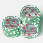 Wassermelone Pokerchips (Stapel)