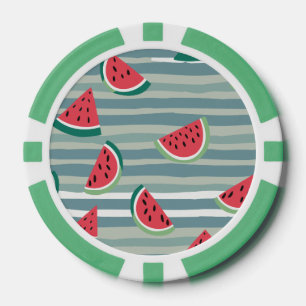 Wassermelone Pokerchips