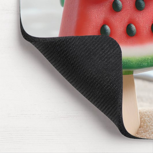 Wassermelone Popsion In Beach Sand Mousepad (Ecke)