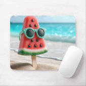 Wassermelone Popsion In Beach Sand Mousepad (Mit Mouse)