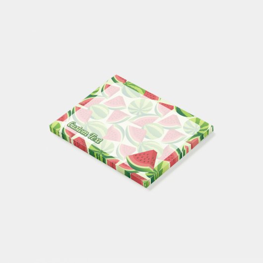 Wassermelone Post-it Klebezettel (angewinkelt)