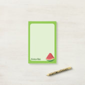 Wassermelone Post-it Klebezettel (Auf Schreibtisch)