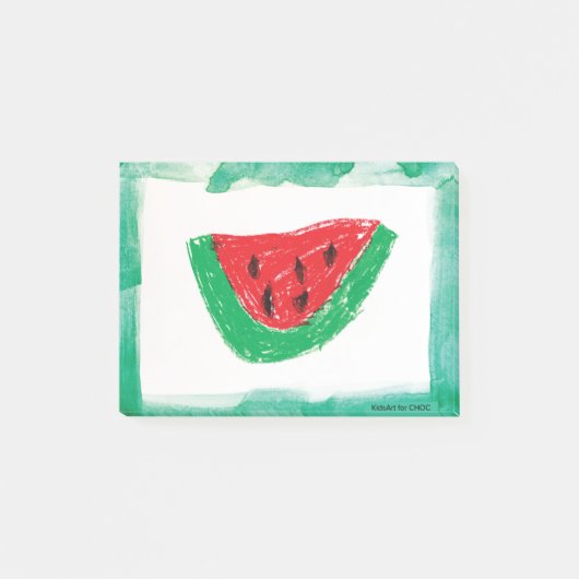 Wassermelone Post-it Klebezettel (Vorderseite)
