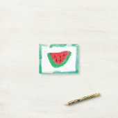 Wassermelone Post-it Klebezettel (Auf Schreibtisch)