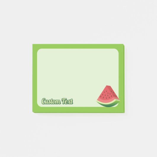 Wassermelone Post-it Klebezettel (Vorderseite)